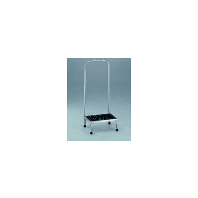 Step Stool With Handrail 1-step Stainless S