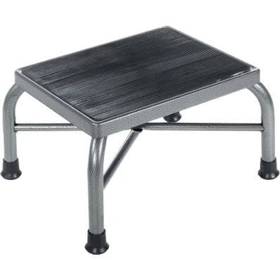 Step Stool with Handrail, 10 x 14" Platform, Bariatric