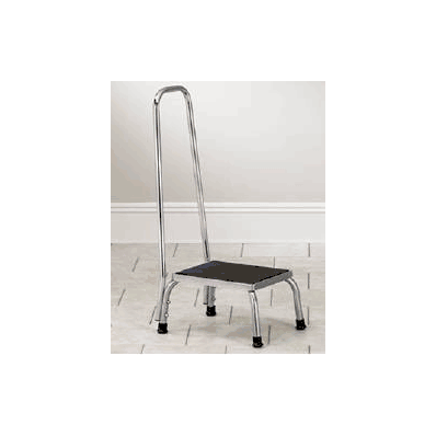 Step Stool With Handrail Stainless Steel -
