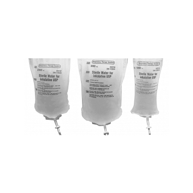 Sterile Water for Inhalation 1000 mL bags