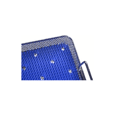 Sterilization Basket, Half Length Perforated, 9" X 10.2"