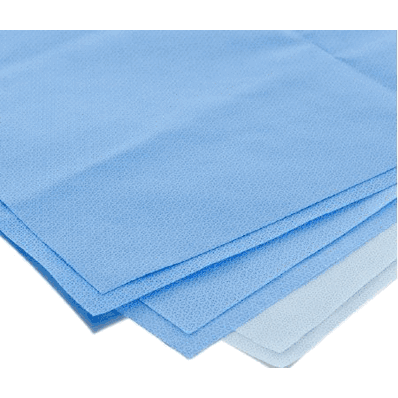 Sterilization Wrap 12" x 12", Light Blue Single Layer