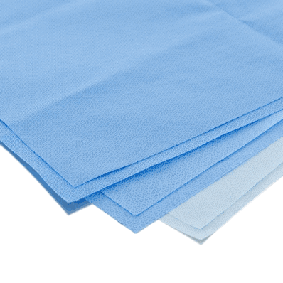 Sterilization Wrap 15" x 15", Light Blue Single Layer