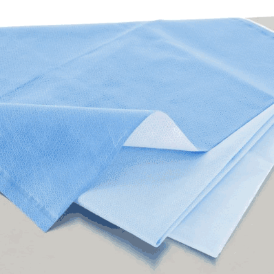 Sterilization Wrap 48" x 48", White / Blue Dual Layer
