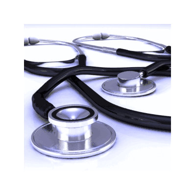 Stethoscope colored chest piece & binaural -