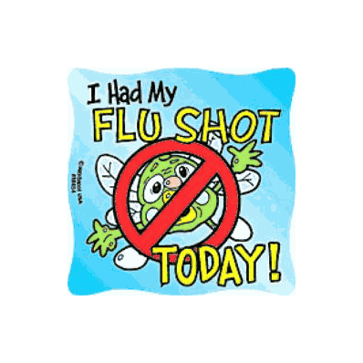 Sticker I Had My Flu Shot - Sticker, I Have H