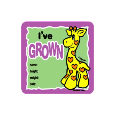 Sticker I'Ve Grown - Giraffe - Sticker, I'Ve