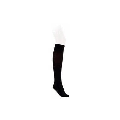Stocking, Comprsn KneE-hi Opaq Blk 20-40mmhg