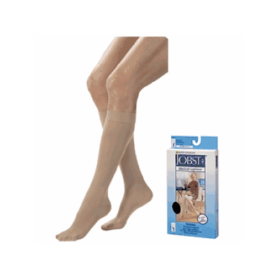 Stocking, Opaque, 20-30mmhg, Beige, Med - Med