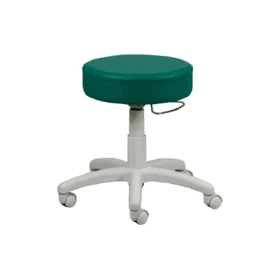 Stool Backrest, D Shaped Pneumatic Adjustment
