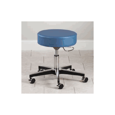 Stool, Exam Pneu Cast Alum Base DeErt Tan -