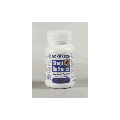 Stool Softener Mckesson Softgel Capsules 100