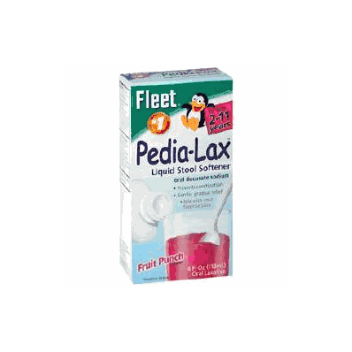 Stool Softener Pedia-lax Liquid 4 Oz. Fruit