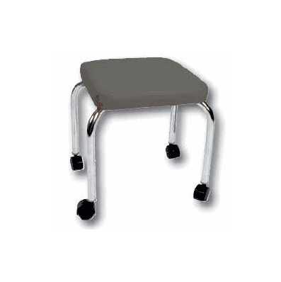 Stool, Trtmt 14" PadDed Sq Top Blk 17"H - -