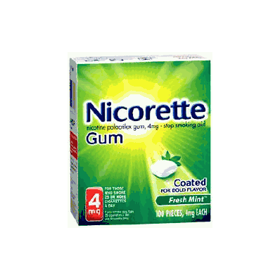Stop Smoking Aid, 4 mg Strength Gum, Fresh Mint