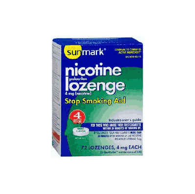 Stop Smoking Aid Sunmark 4 Mg Lozenge - Nico