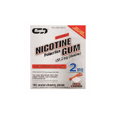 Stop Smoking Aid Rugby 2 Mg Gum - Nicotine,