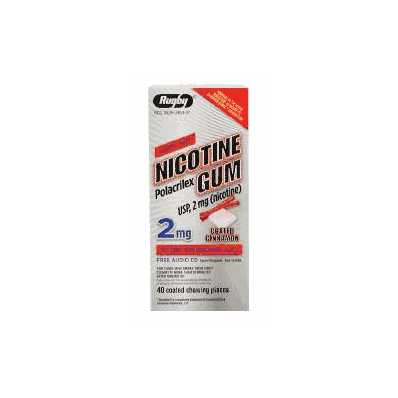 Stop Smoking Aid Rugby 2 Mg Gum - Nicotine,