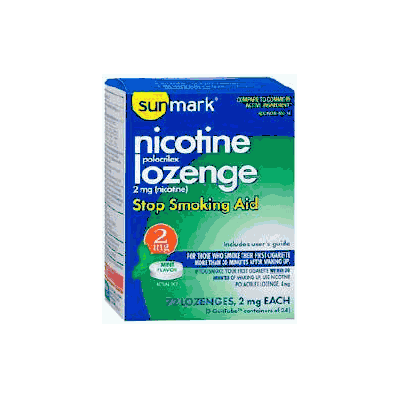 Stop Smoking Aid Sunmark 2 Mg Lozenge - Nico