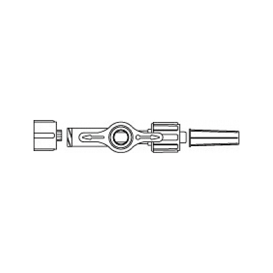 Stopcock One-way W/Swivel Mll