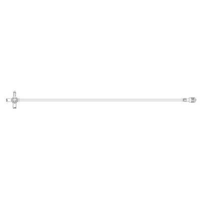 Stopcock 4 Way, 37", 5.9 mL Priming Volume