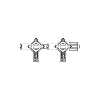 Stopcock Hi-flo, Medfusion 4 Way, 2 Gang -