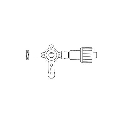 Stopcock Medex 1 Way - Stopcock, 1way M/Ll (