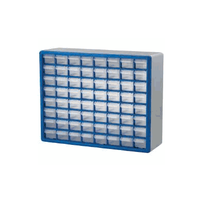 Storage Cabinet Blue / Grey 20 X 15.81 X 6.38
