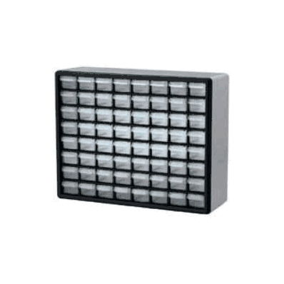 Storage Cabinet Wall / Floor Mount Plastic 24
