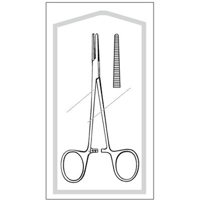 Straight 5", Halsted Mosquito Forceps 25/bx