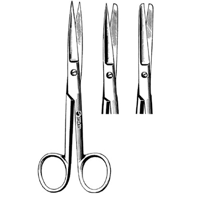 Straight Blunt/Blunt 5-1/2" Operating Scissors, 50/bx