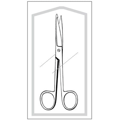 Straight Blunt Tip / Blunt Tip 5-1/2", Knowles Bandage Scissors 25/bx