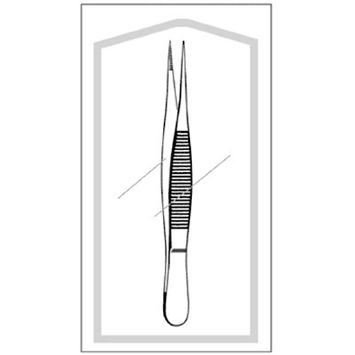 Straight Fine Point, 4-1/2" Splinter Forceps 50/Bx