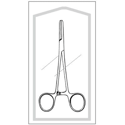 Straight Smooth, 7" Presbyterian Tube Occluding Forceps 25/Bx