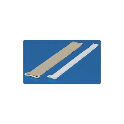 Strap, D-ring Velcro Wht 12" (10/Pk) - - Sam