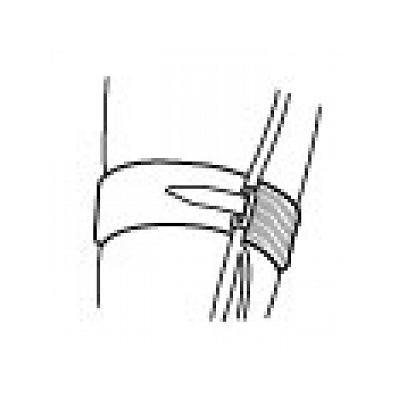 Strap, Stirrup, 19"X3.5", No Slip Ring, Di