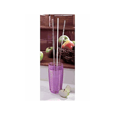 Straw, Rigid, Clear, 18", W/1/8" Drink Hole