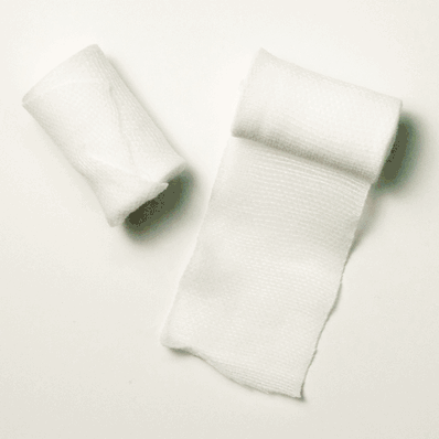 Stretch Gauze Bandage, Non-Sterile, clean wra