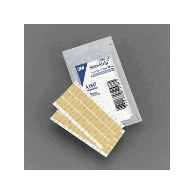 Strip, Closure, Skin, Antimicrobial, 1/2"X4"