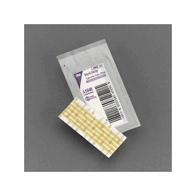 Strip, Closure, Skin, Antimicrobial, 1/8"X3"