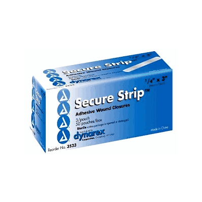 Strips, Wound Close, 1/2"X4", Sterile - Medli