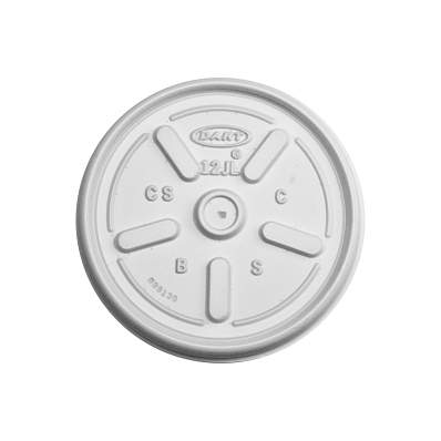 Styrofoam Cup Vented Lids - Lid For 12 Oz. St