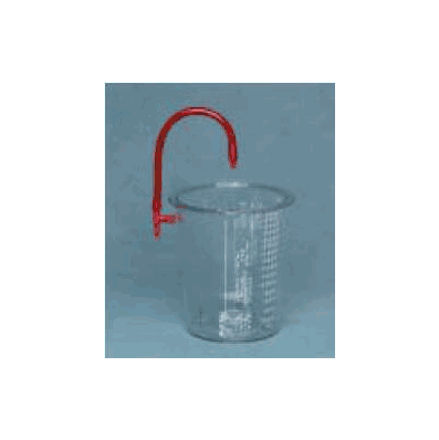 Suction Canister, 1000 mL Without Lid, Point of Use, without Tubing