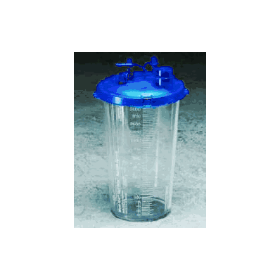 Suction Canister, 3000 ml Snap-On / Locking Lid