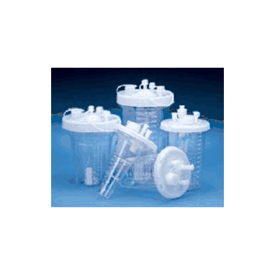 Suction Canister Crystaline 1200 Ml Press-on
