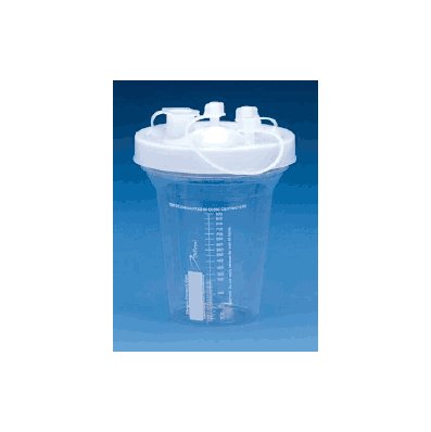 Suction Canister Crystaline 1500 Ml Press On