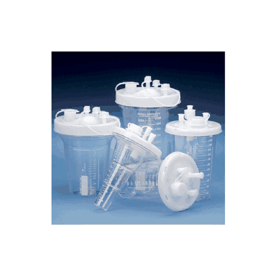 Suction Canister Crystaline 1500 Ml Press-on