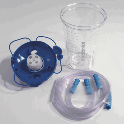 Suction Canister(Hi-Flow) with lid & Suction