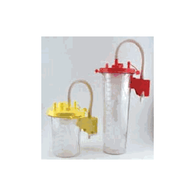Suction Canister with Bracket, 1500 mL Graduated