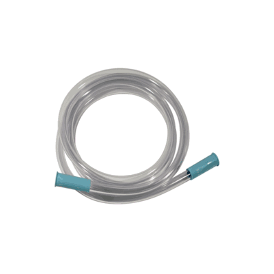 Suction Connector Tubing, 0.25" ID, 6' Smooth OT Surface with Female Connector